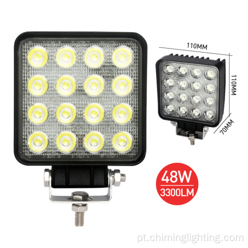 12V 24V LED LED Light Drive Light ATV Offroad SUV SUV 4,3 polegadas 48W LUZ DE TRABALHO DE LED para caminhão